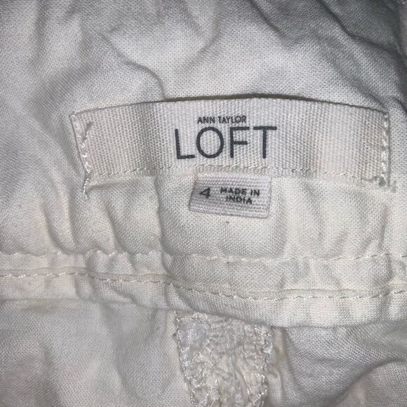Ann Taylor Loft lace Riviera short size 4 - Picture 3 of 4